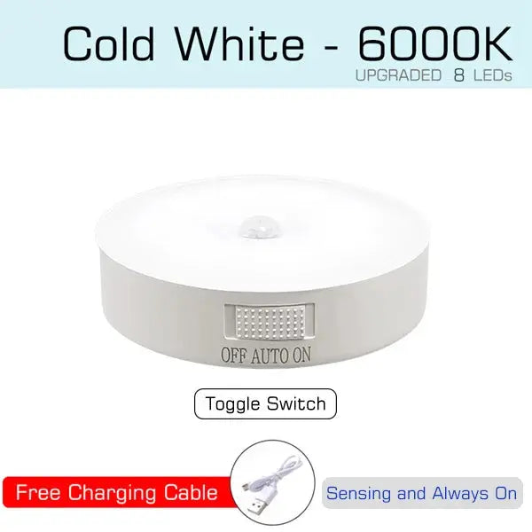 Motion Sensor Light USB Rechargeable Night Light LED Lamp OrdexHome.com
