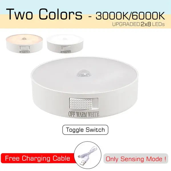 Motion Sensor Light USB Rechargeable Night Light LED Lamp OrdexHome.com