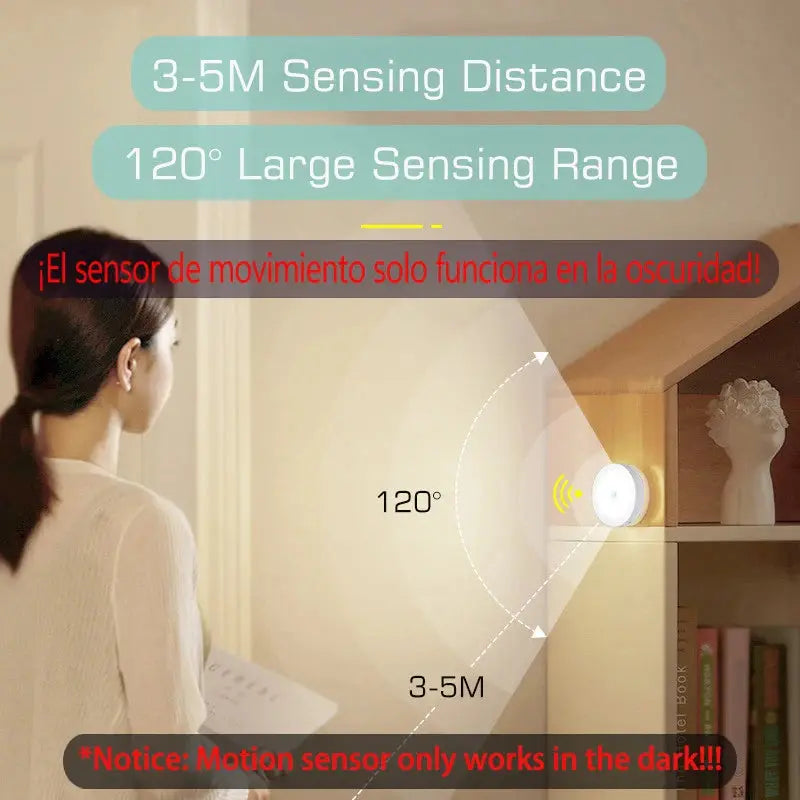 Motion Sensor Light USB Rechargeable Night Light LED Lamp OrdexHome.com