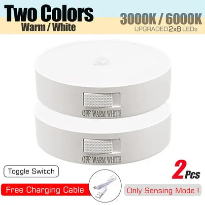 Motion Sensor Light USB Rechargeable Night Light LED Lamp OrdexHome.com