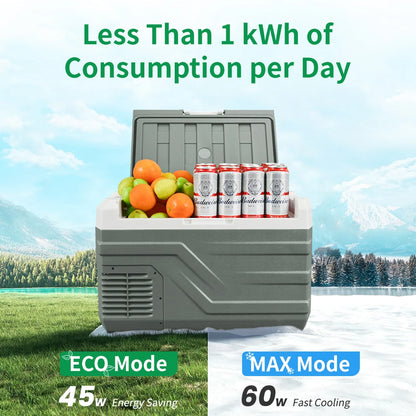 Alpicool NL 25L 35L 45L Car Refrigerator 12V Compressor Fridge Freezer 12/24V DC 100-240V AC Portable Cooler for Camping Travel OrdexHome.com