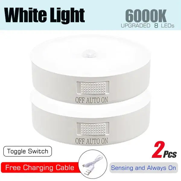 Motion Sensor Light USB Rechargeable Night Light LED Lamp OrdexHome.com