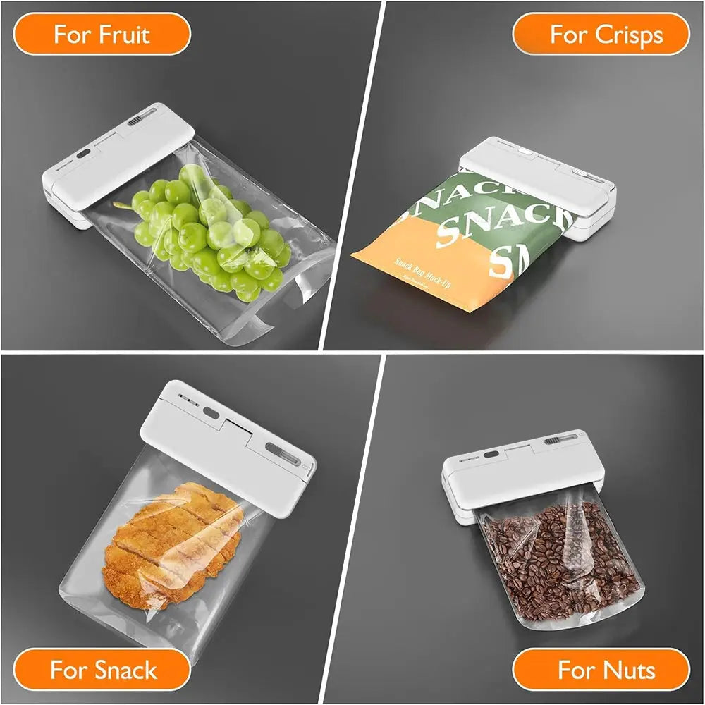 Mini Sealer Plastic Bag Sealing - USB Rechargeable OrdexHome.com