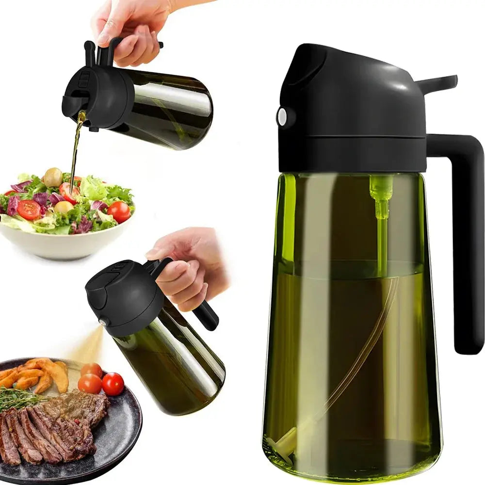 470 ML Dark Glass Oil Sprayer Bottle OrdexHome.com