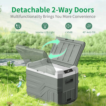 Alpicool NL 25L 35L 45L Car Refrigerator 12V Compressor Fridge Freezer 12/24V DC 100-240V AC Portable Cooler for Camping Travel OrdexHome.com